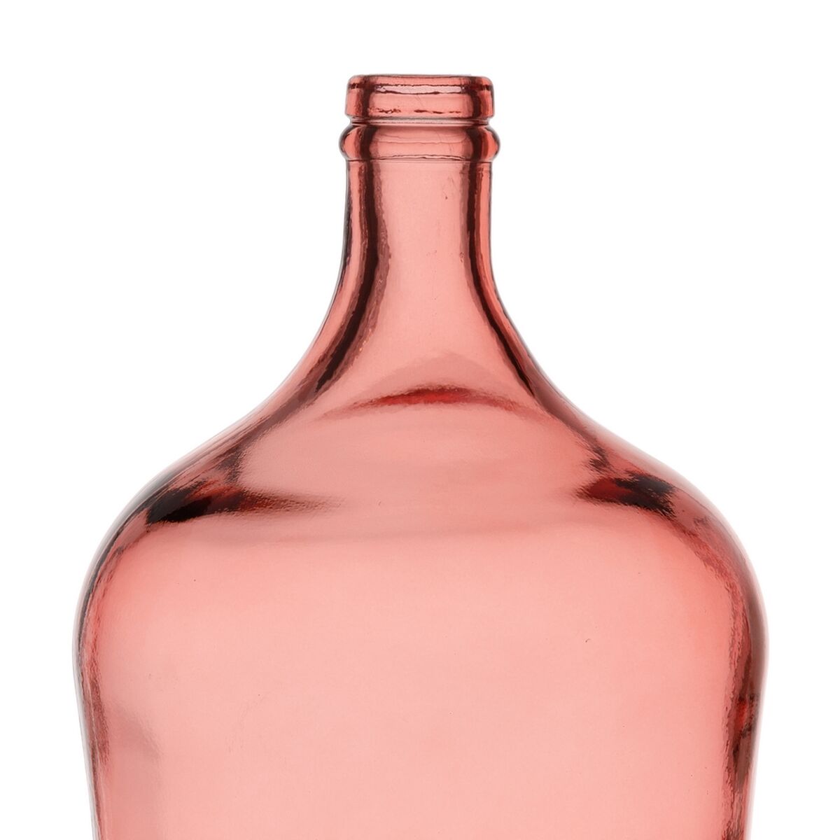 Dekorativ karaff Rosa återvinningsglas 18 x 18 x 30 cm - 4