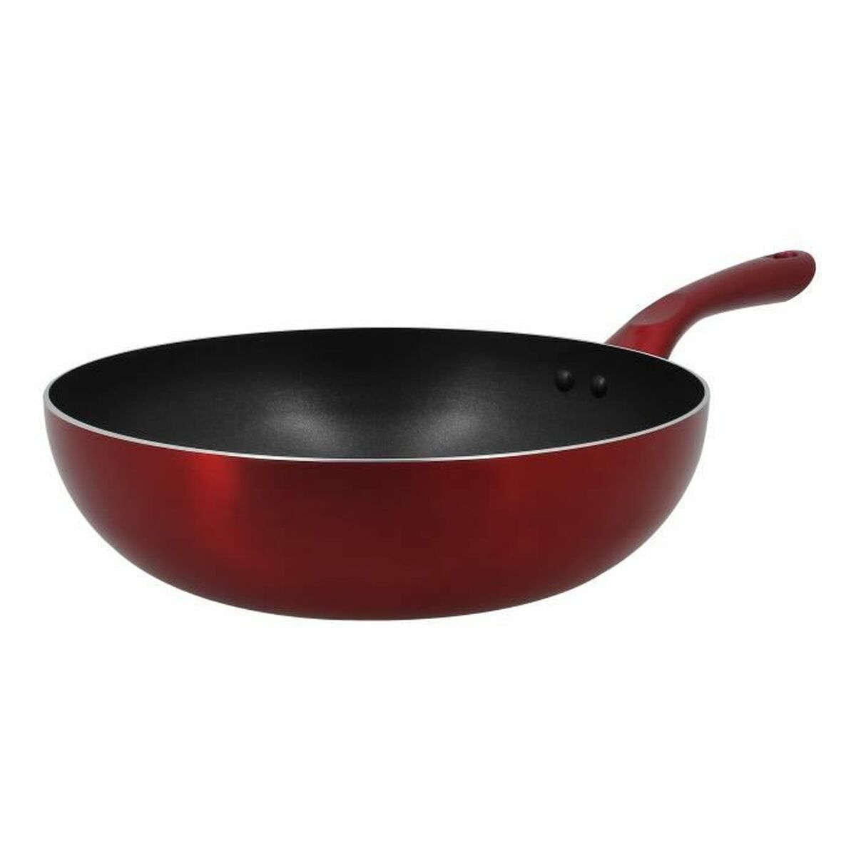 Wokpanna TheKitchenette Röd Grå Aluminium Ø 28 cm