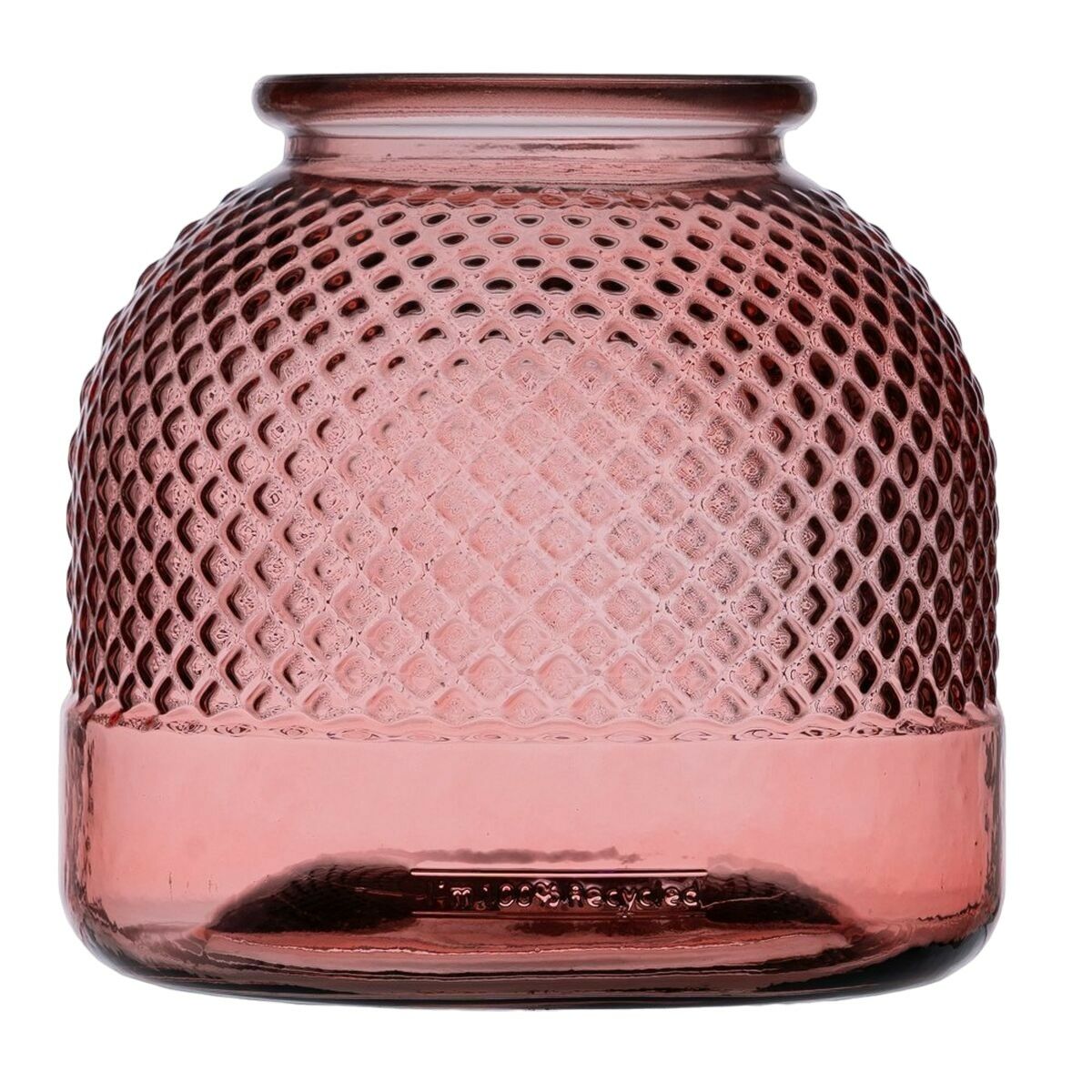 Vas Rosa återvinningsglas 24 x 24 x 24 cm