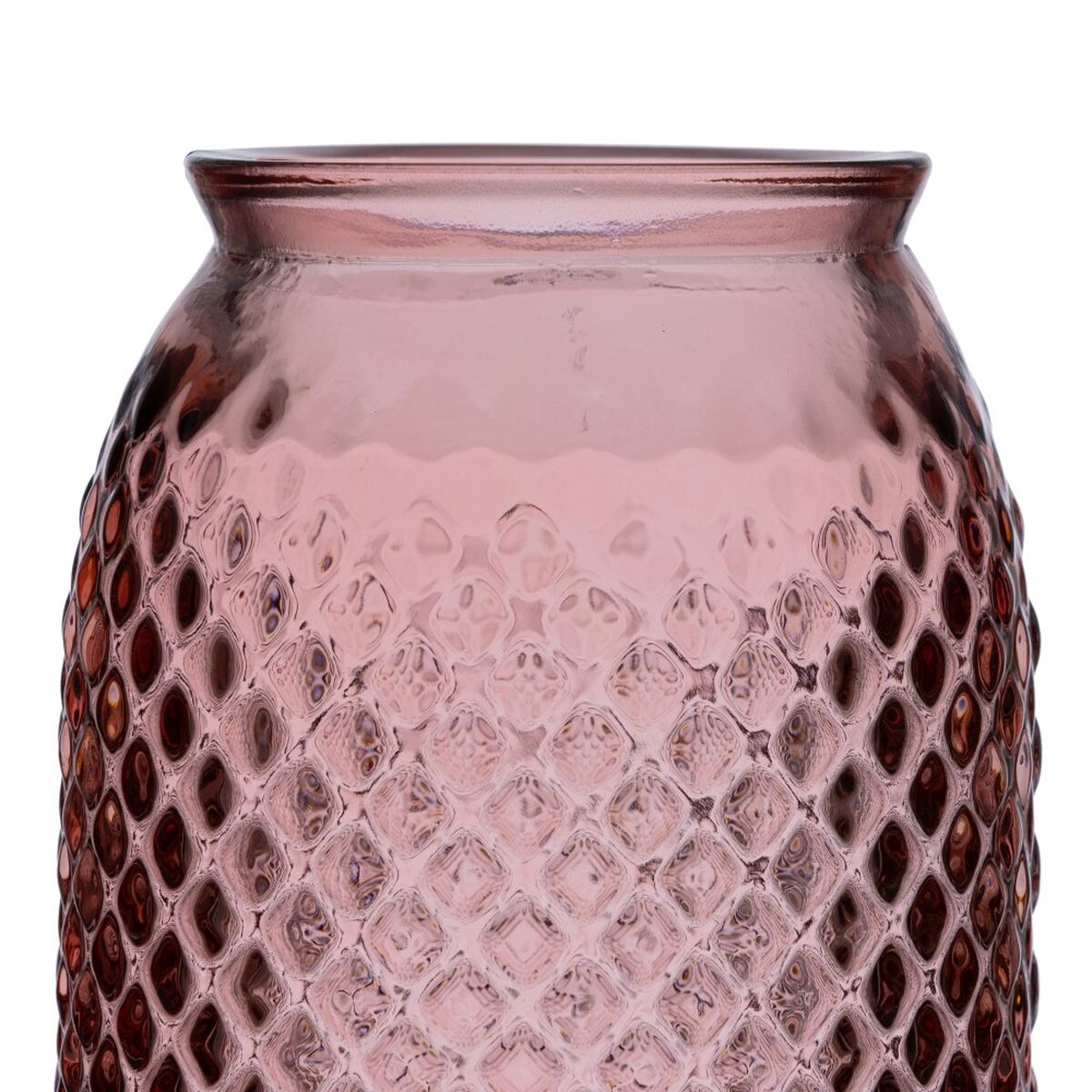 Vas Rosa återvinningsglas 15 x 15 x 28 cm