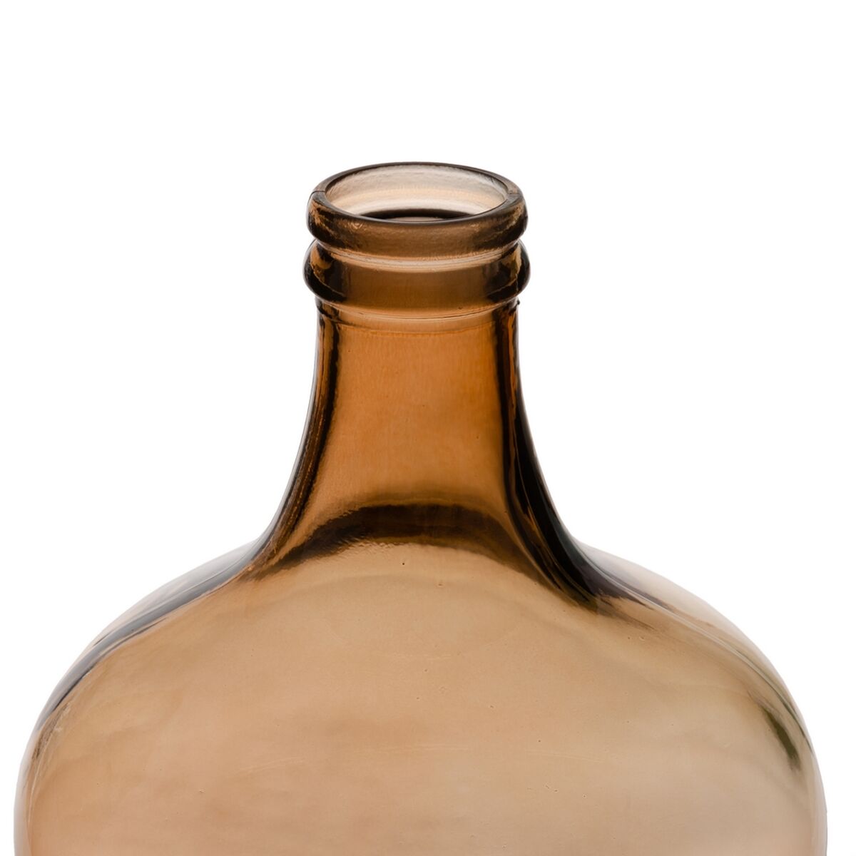 Dekorativ karaff återvinningsglas Karamellfärgat 27 x 27 x 42 cm - 3