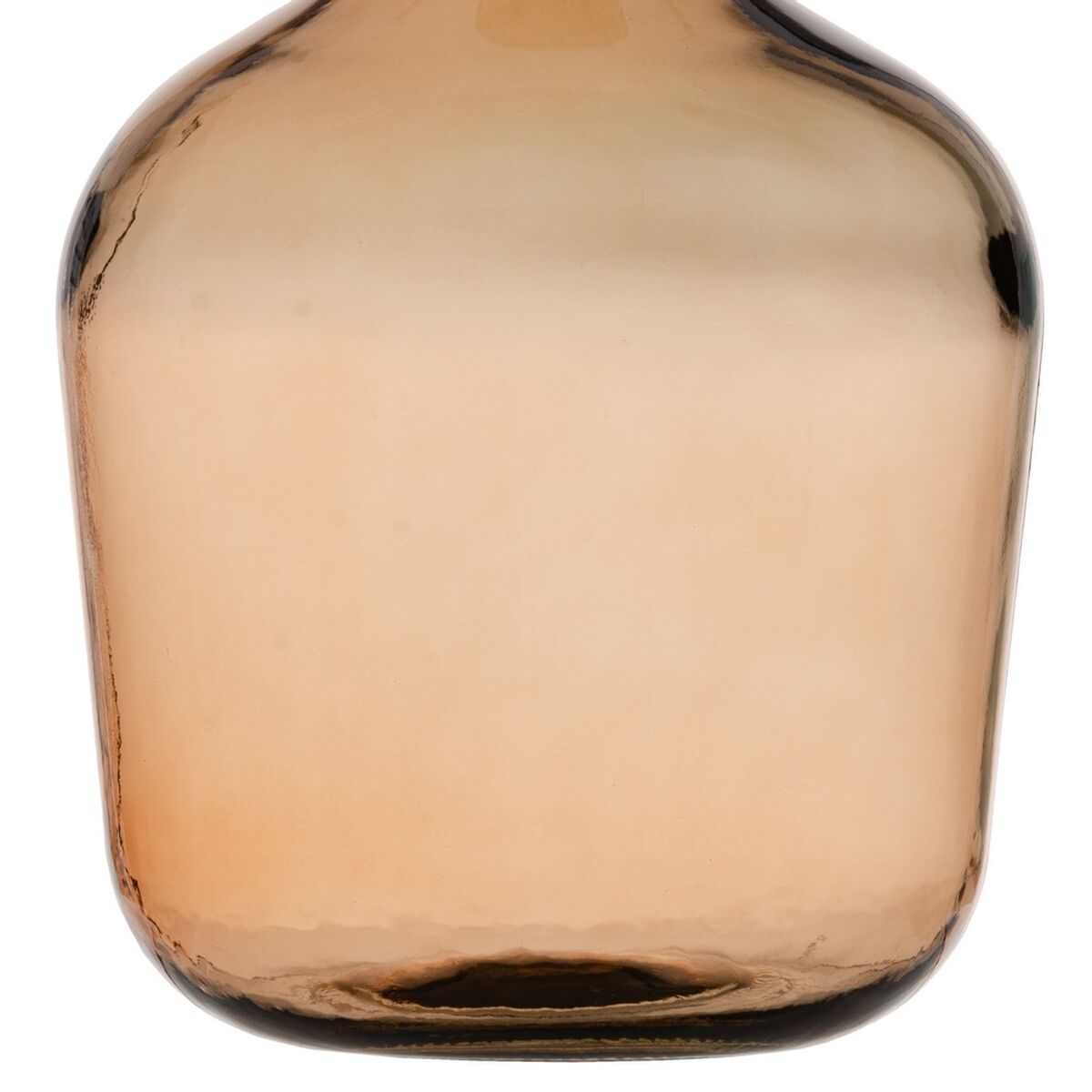 Dekorativ karaff återvinningsglas Karamellfärgat 27 x 27 x 42 cm - 2