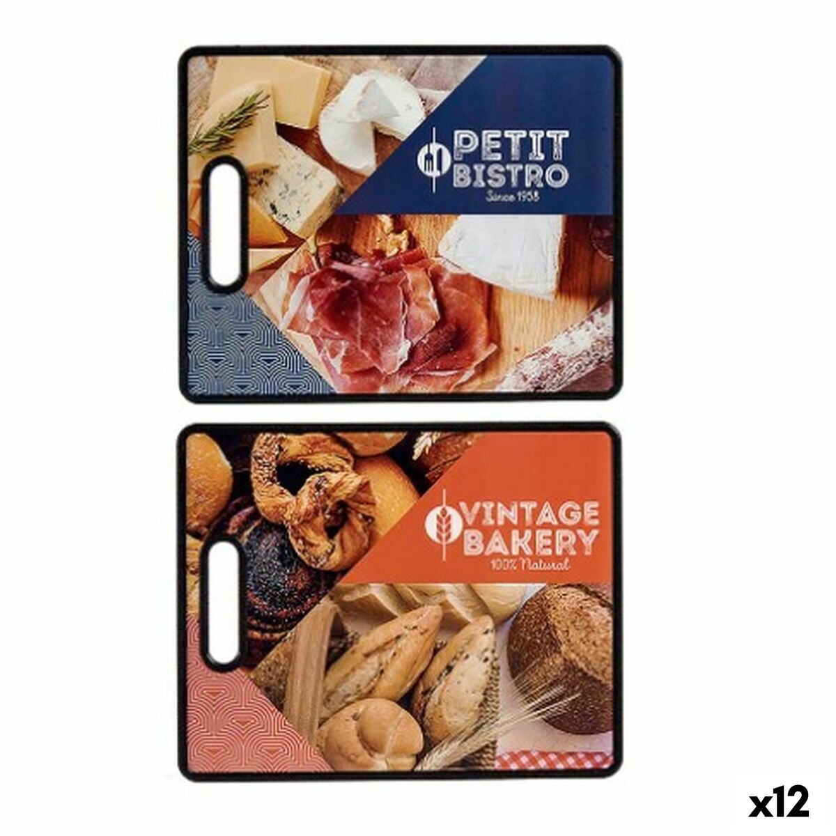 Skärbräda Bistro polypropen 30,5 x 1 x 38 cm (12 antal)