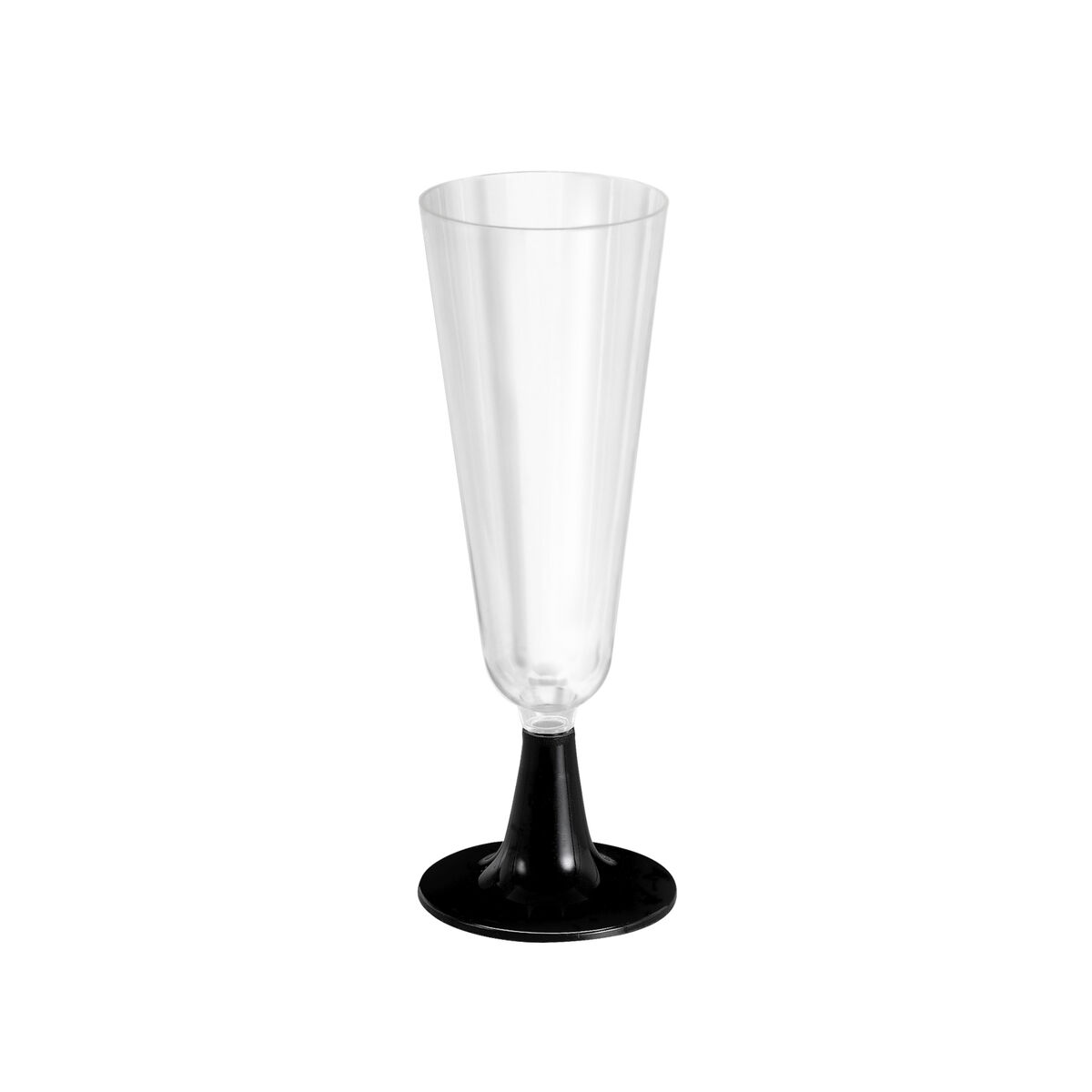 Återanvändbara cava-glas Algon Svart 150 ml 50 antal