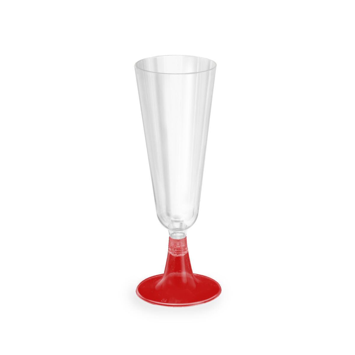 Återanvändbara cava-glas Algon Röd 150 ml 4 antal