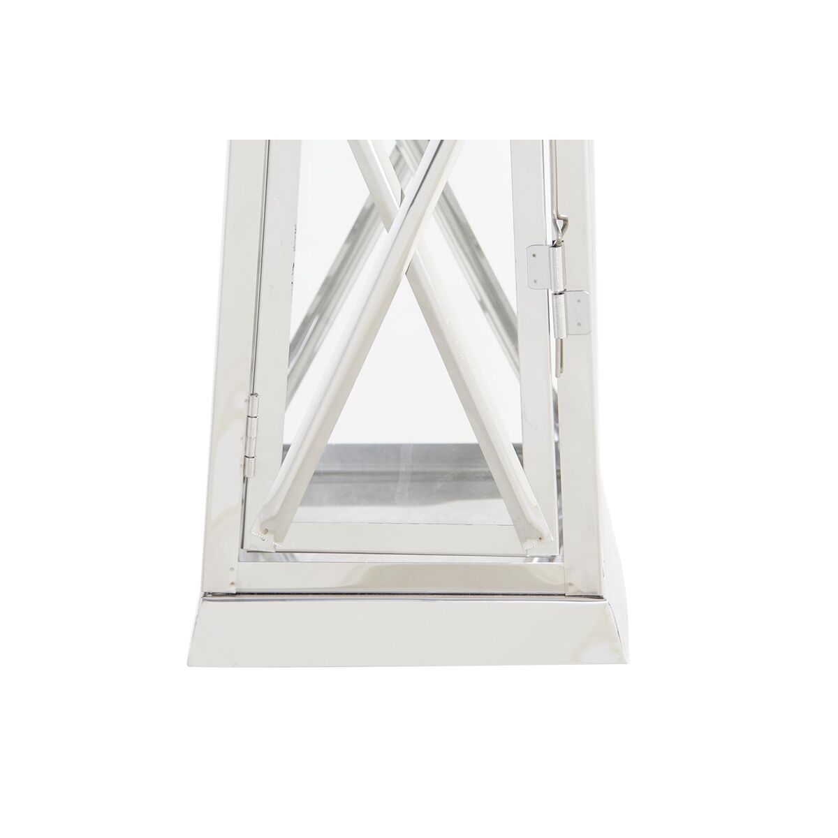 Lyktor DKD Home Decor Kromad Glas Silvrig Stål 22 x 22 x 50 cm - 4