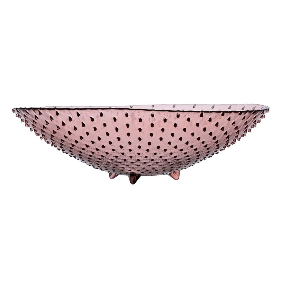 Bordsdekoration Rosa återvinningsglas 40 x 40 x 11 cm