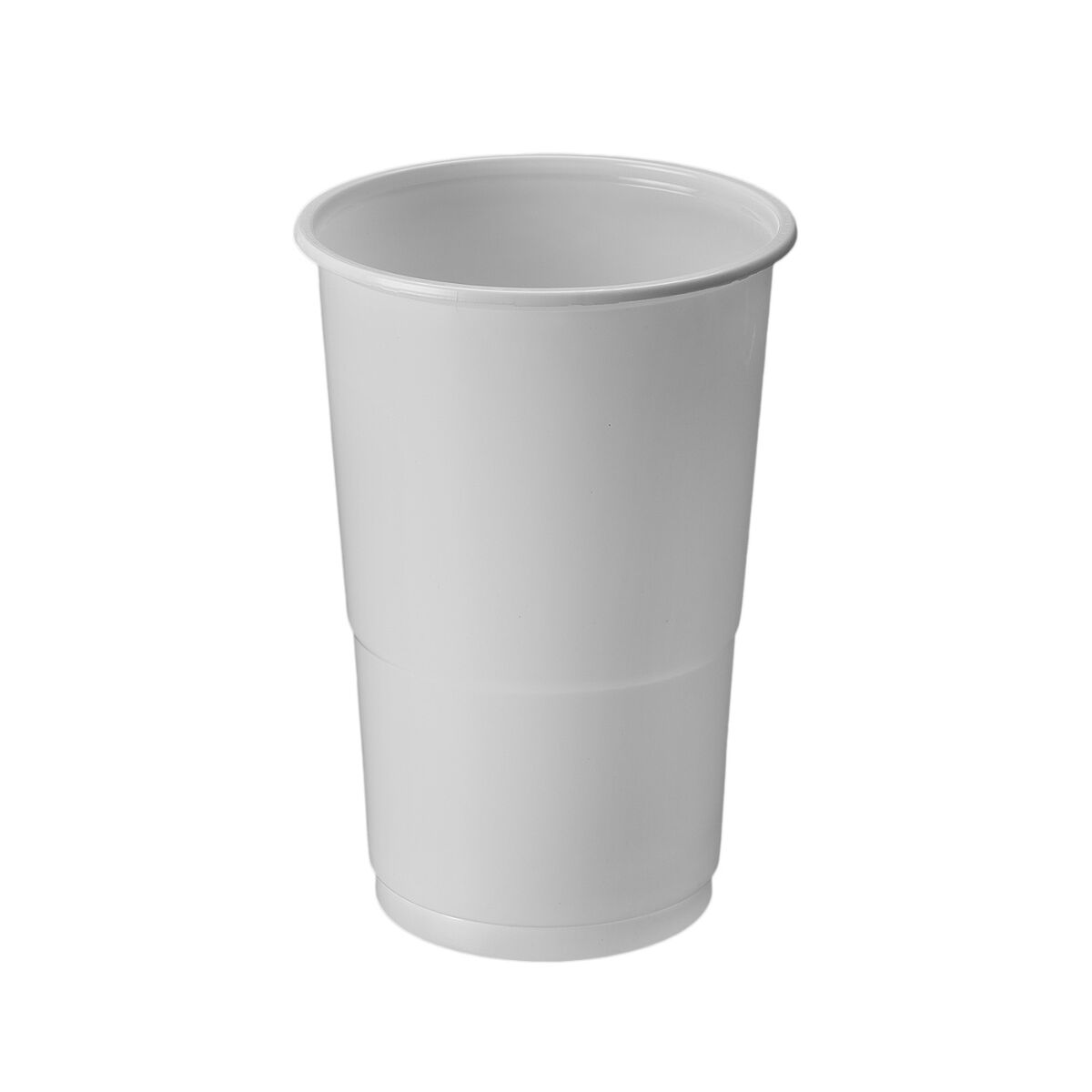 Set med återanvändbara glas Algon Vit 250 ml 25 antal