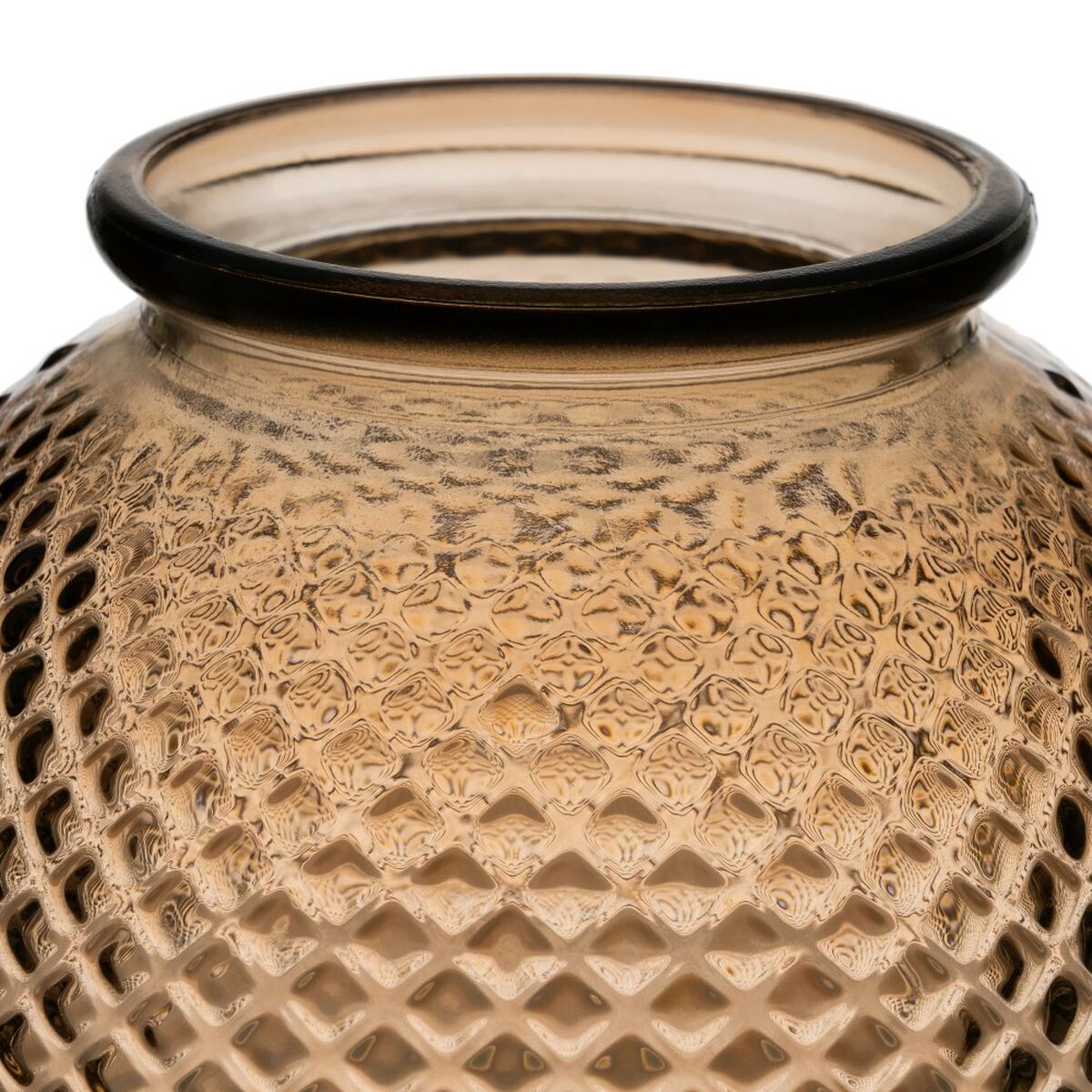 Vas återvinningsglas 24 x 24 x 24 cm Karamellfärgat - 3