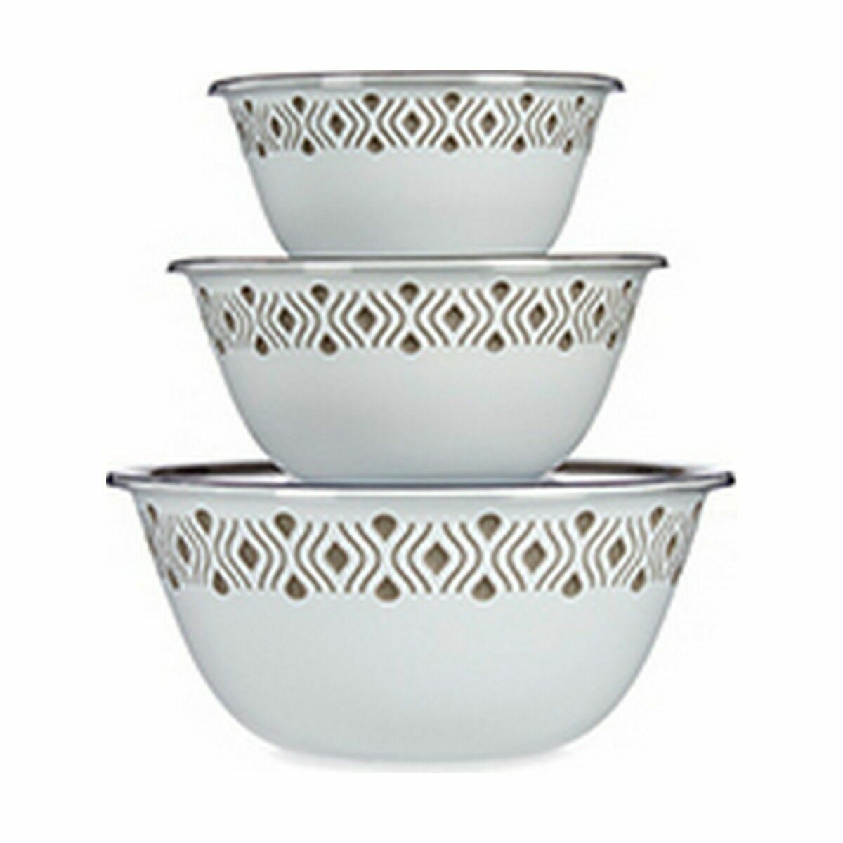 Skålset Stefanplast Tosca Med lock Beige Plast (4 antal) - 2
