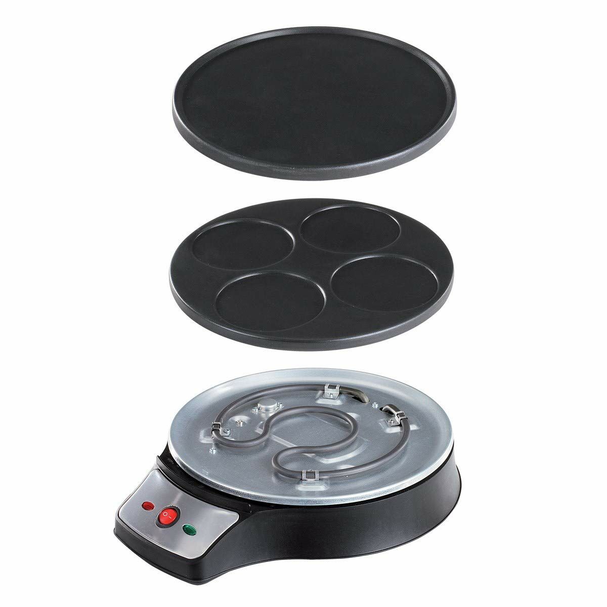Pannkaksmaskin Livoo DOC143 1000 W Svart - 2