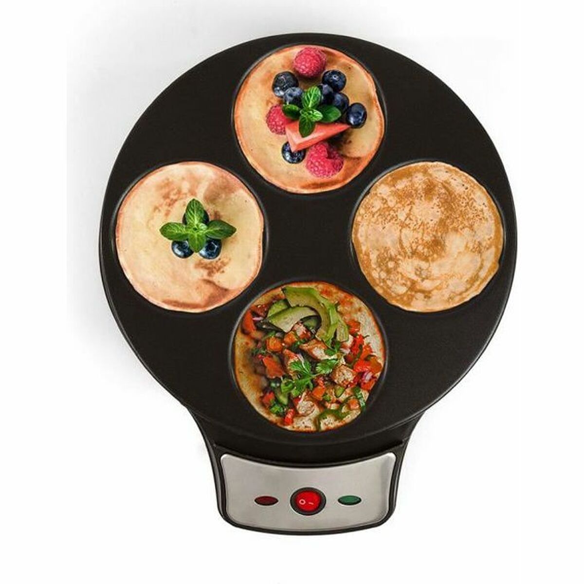 Pannkaksmaskin Livoo DOC143 1000 W Svart