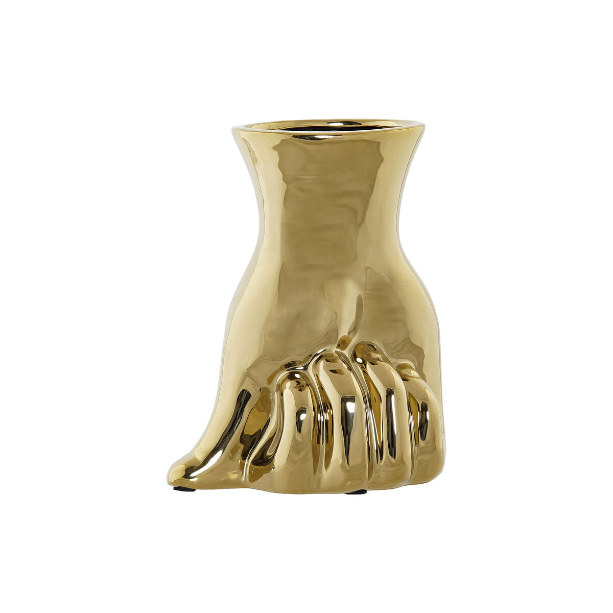 Vas DKD Home Decor Gyllene Stengods 17 x 12 x 21 cm - 5