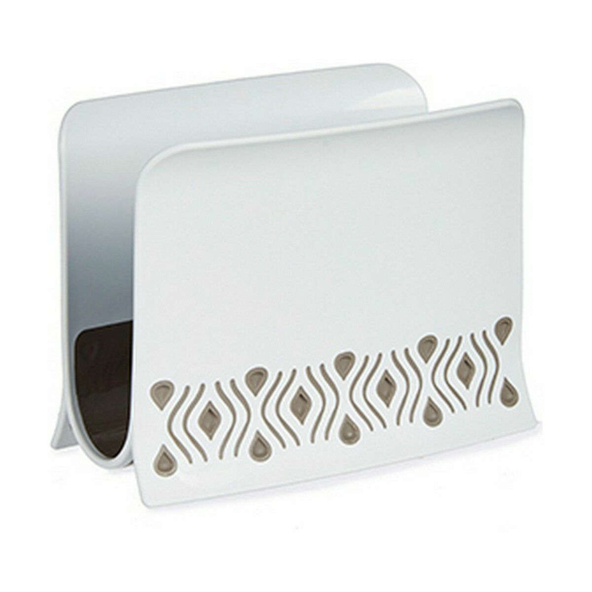 Servetthållare Stefanplast Tosca Beige Plast 8,8 x 11 x 15 cm (8 antal) - 2