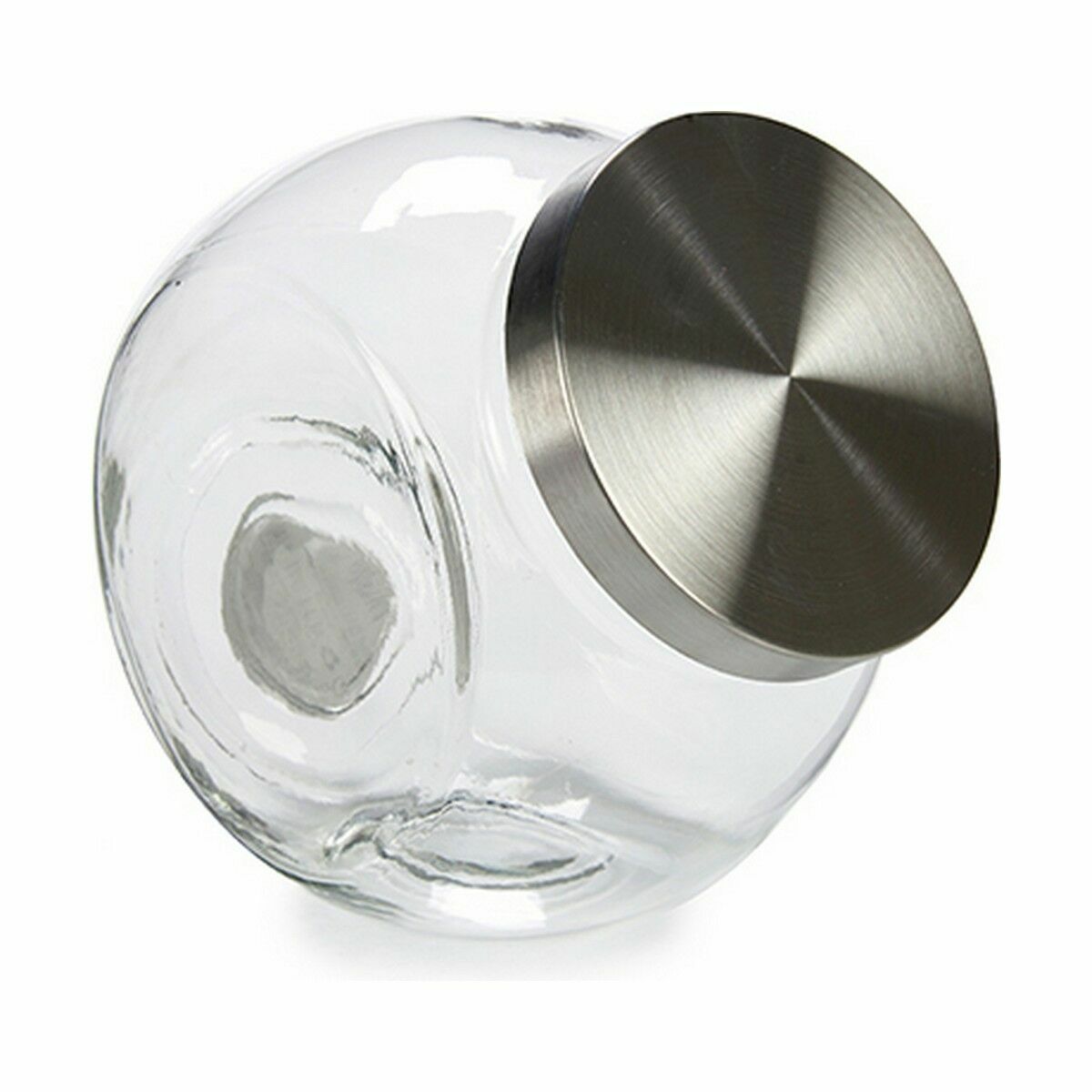 Kakburk Silvrig Metall 3 L 14 x 19 x 19 cm (6 antal) - 2