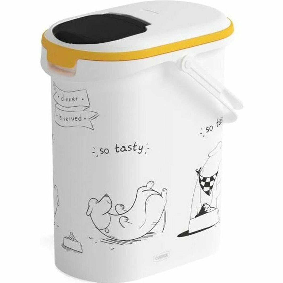 Behållare för husdjursfoder Curver 794092 Vit Plast 4 Kg 10 L
