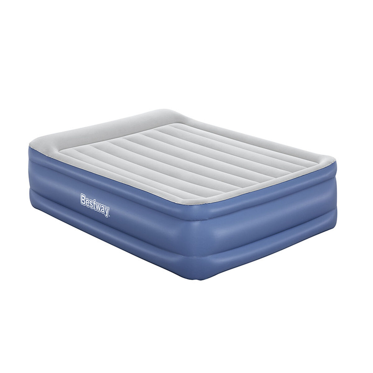 Bestway Dubbelsäng med Motor 203x152x56 cm Uppblåsbar och Camping 67614