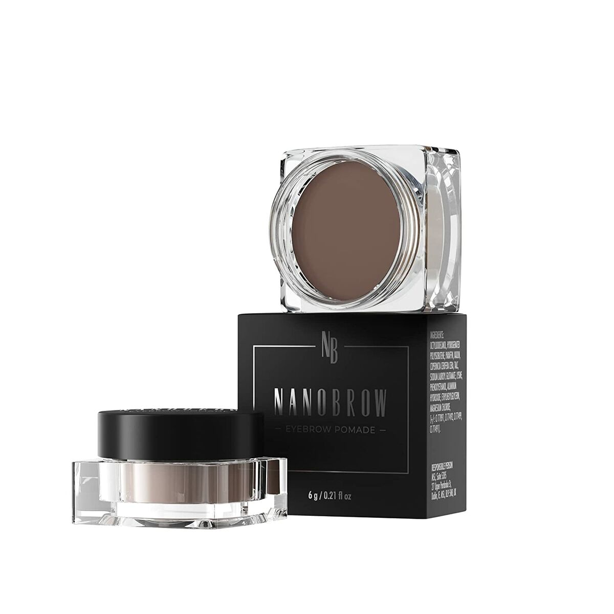 Ögonbryn smink Nanobrow Eyebrow Pomade Mörkbrun 6 g Pomada
