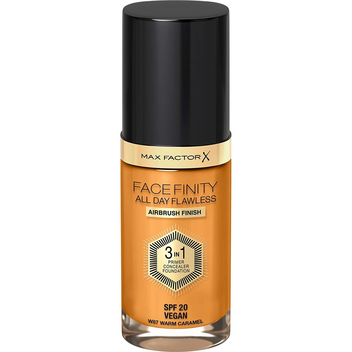 Foundationkräm Max Factor Facefinity All Day Flawless In Nº 87 Warm caramel Nº 87-Warm Caramel 30 ml 3 i 1