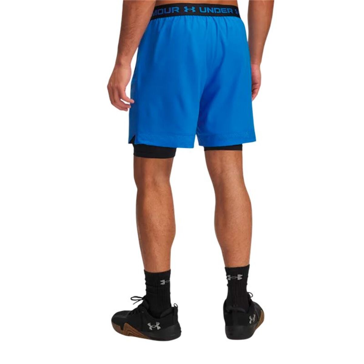 Sportshorts för män Under Armour Vanish Woven Blå - 2