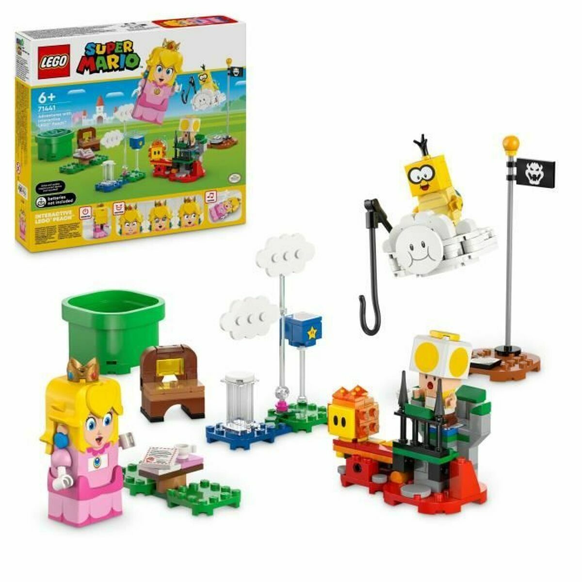 Byggsats Lego 71441 LEGO Peach's Adventures Interactive Princess Toy Multicolour
