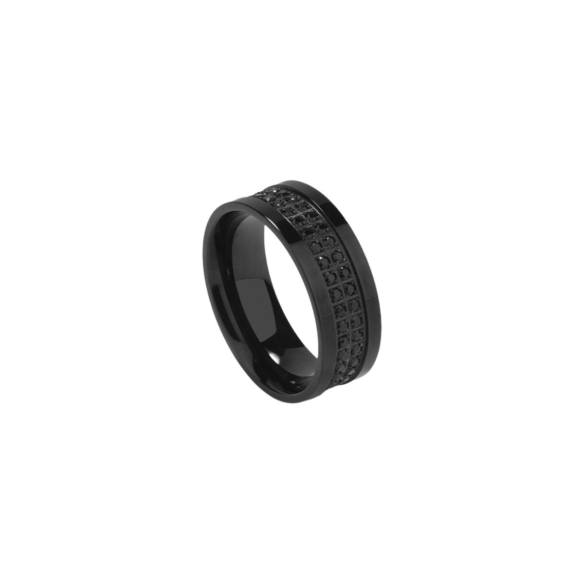 Herr ring Radiant RH000183-24 24 Svart