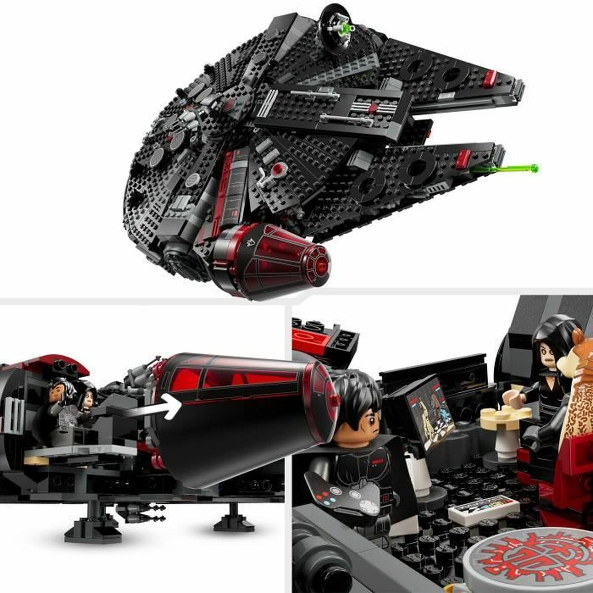 Byggsats Lego Star Wars 75389 Black Falcon Multicolour 1579 Delar - 3