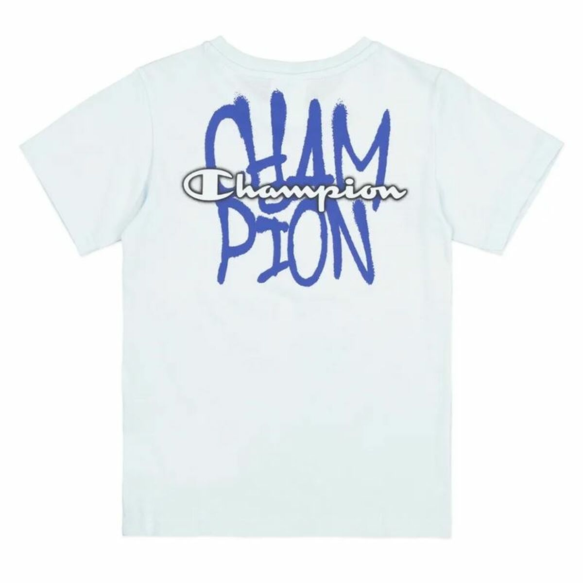 Barn T-shirt med kortärm Champion Blå - 2