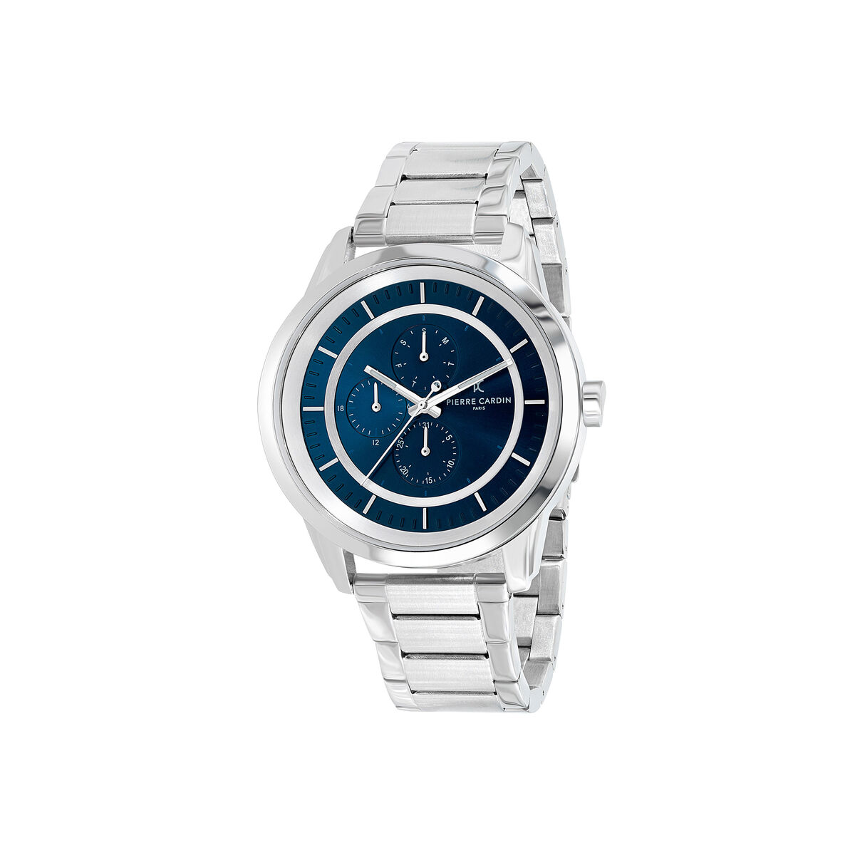 Herrklocka Pierre Cardin CCP.5013 Silvrig (Ø 45 mm)