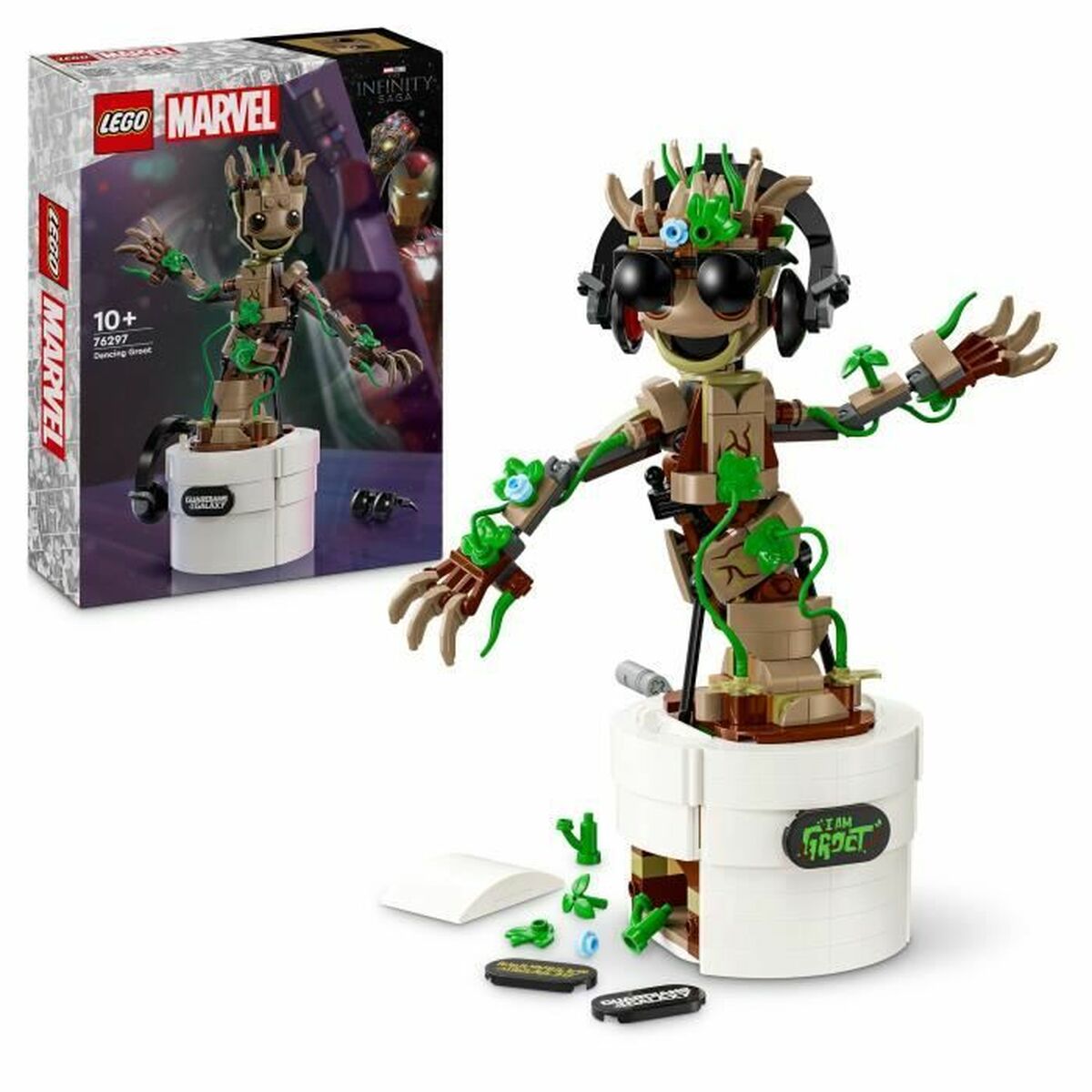 Byggsats Marvel El Baile de Baby Groot Lego 76297