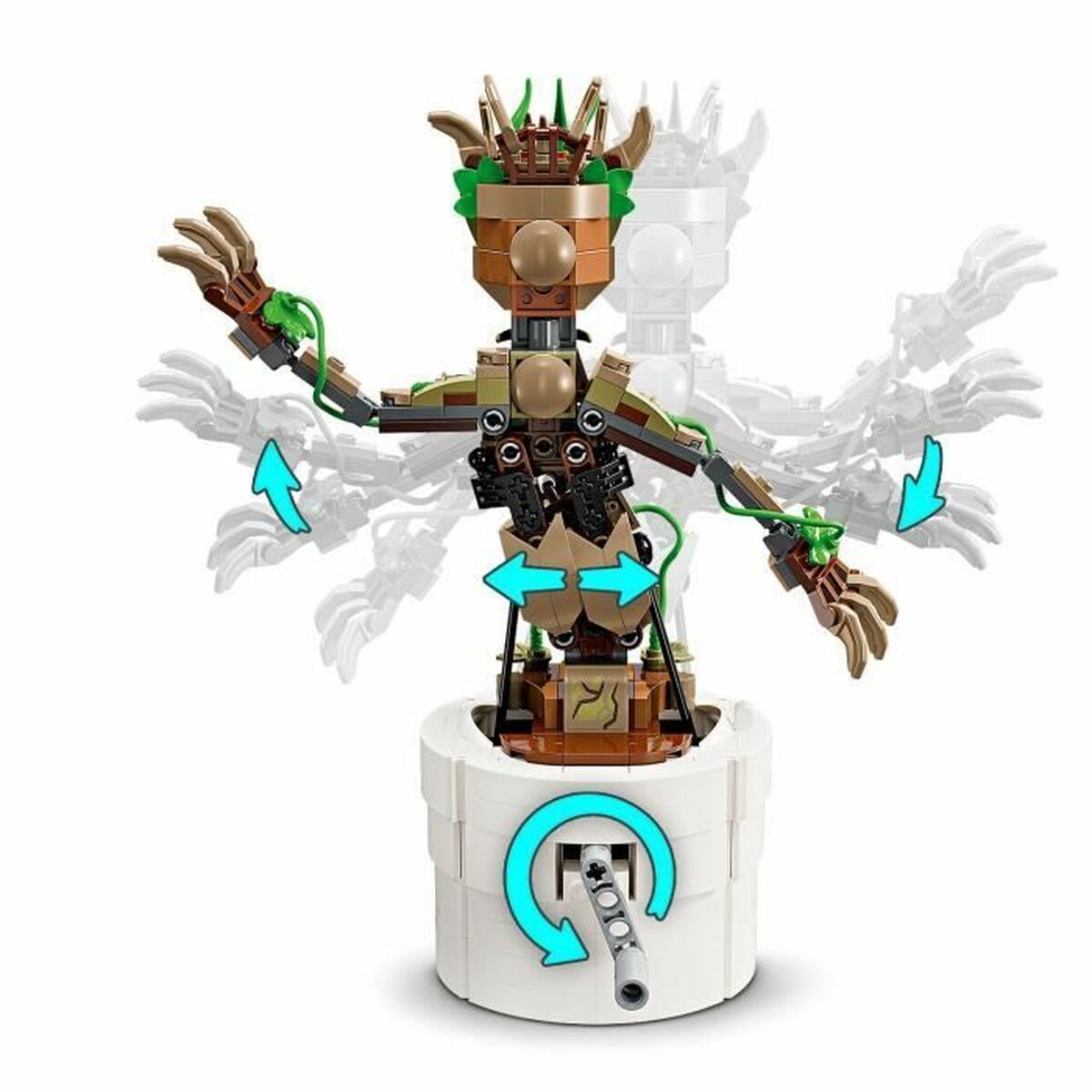 Byggsats Marvel El Baile de Baby Groot Lego 76297 - 3