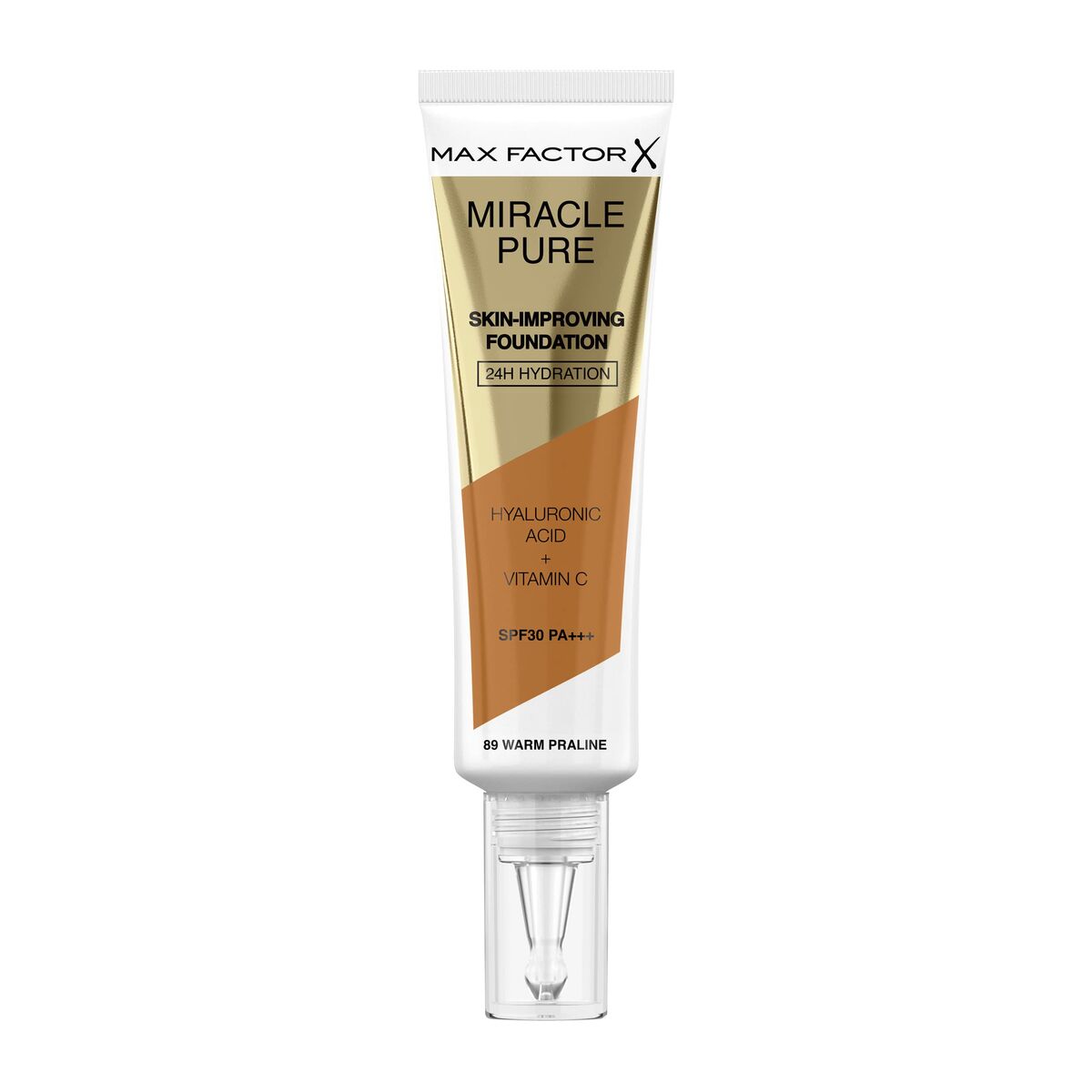 Foundationkräm Max Factor Miracle Pure Nº 89 Warm praline Nº 89-Warm Praline Spf 30 30 ml