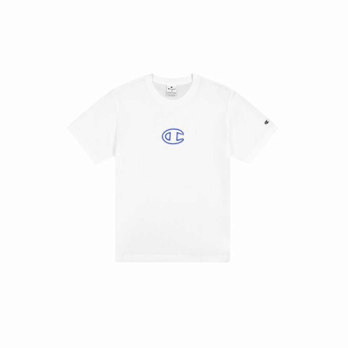 T-shirt med kortärm Herr Champion Vit