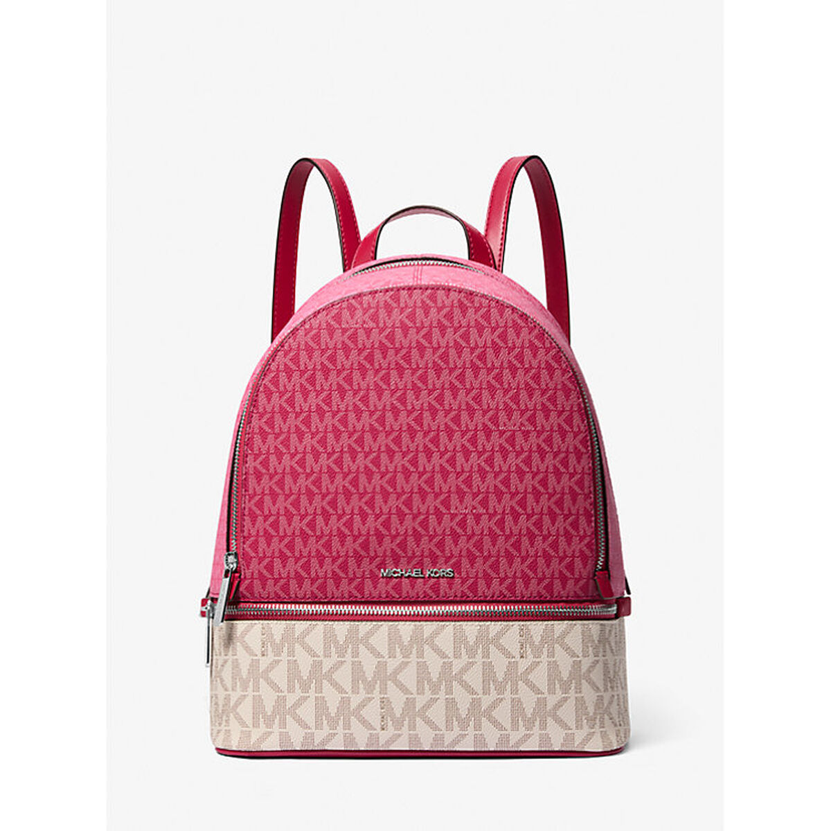 Ryggsäck Casual Michael Kors 35S5SRAB6V-DKRSPBRYMLT Rosa 27 x 26 x 14 cm - 2