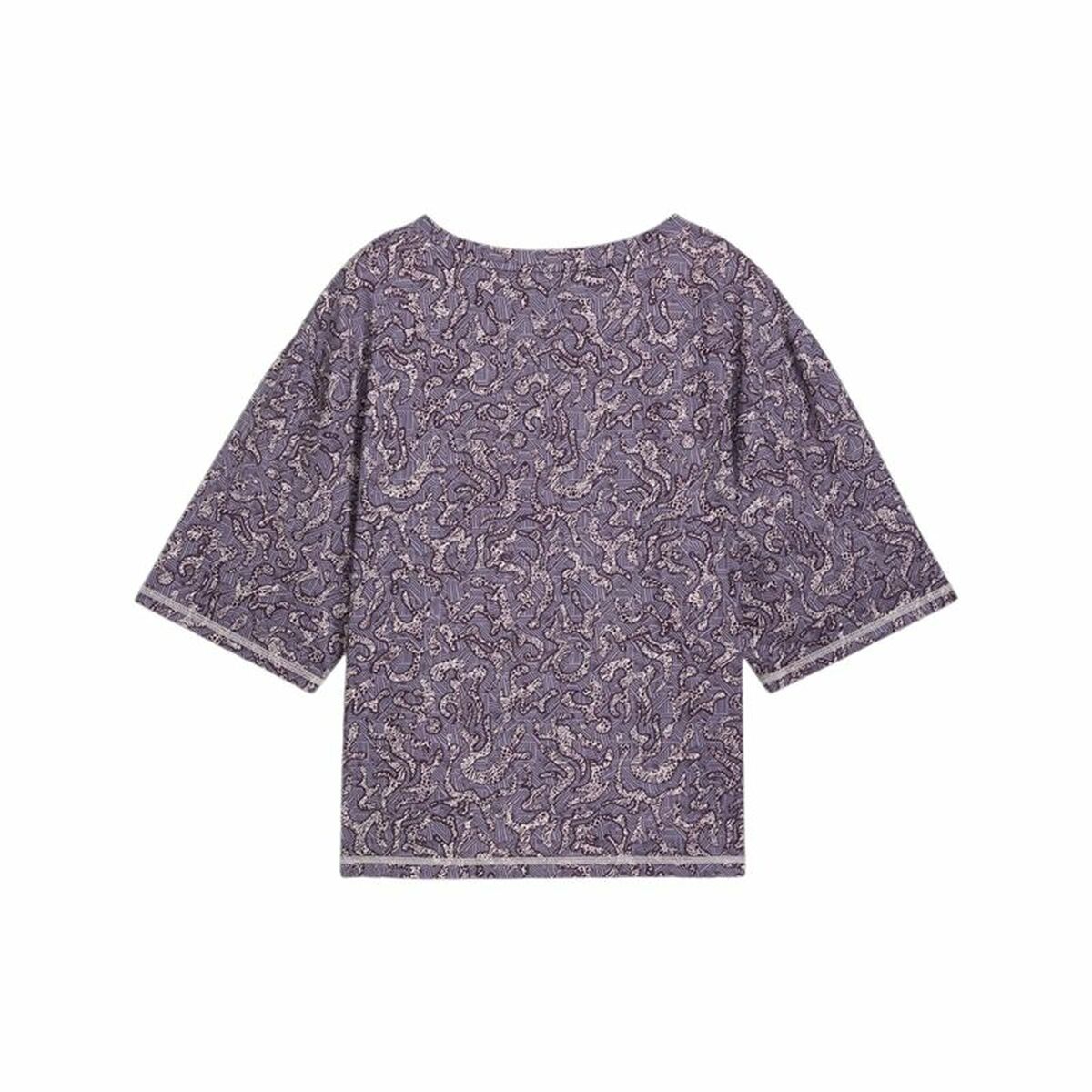 T-shirt med kortärm Dam Puma Train Favorite Aop Crop Mujer Purpur - 2
