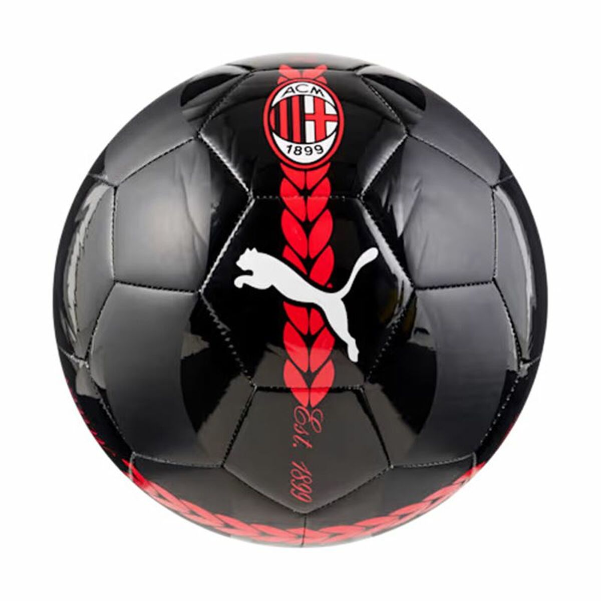 Fotboll Puma AC Milan Prematch Ball Svart Storlek 5 - 2