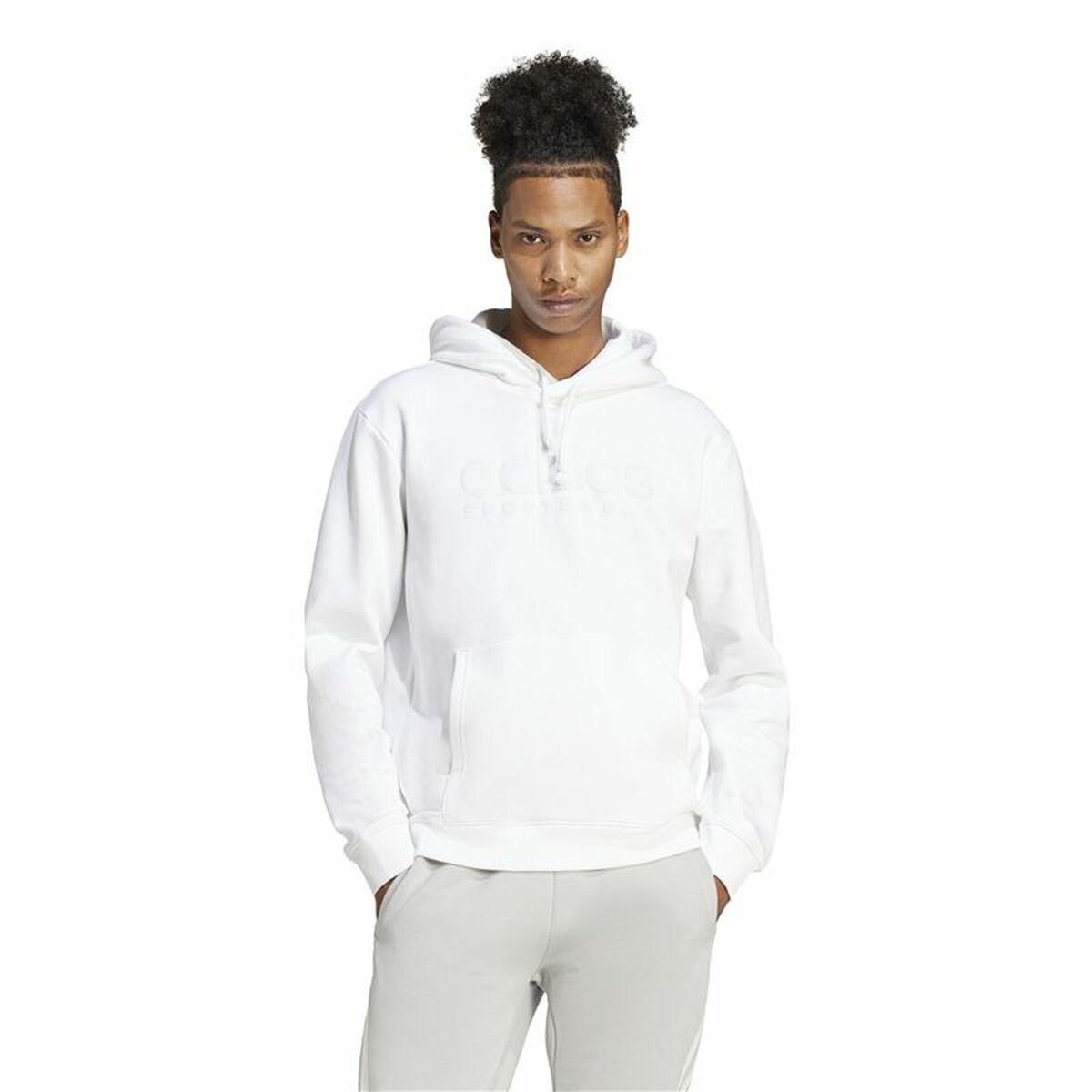 Tröja med huva Herr Adidas All Szn G Hdy Vit L - 2
