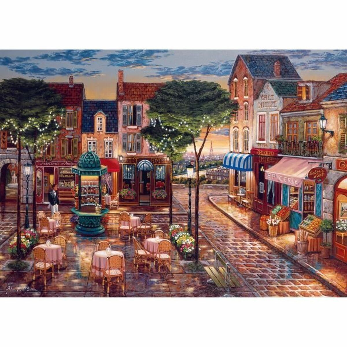 Pussel Ravensburger Geschilderd Parijs - 2