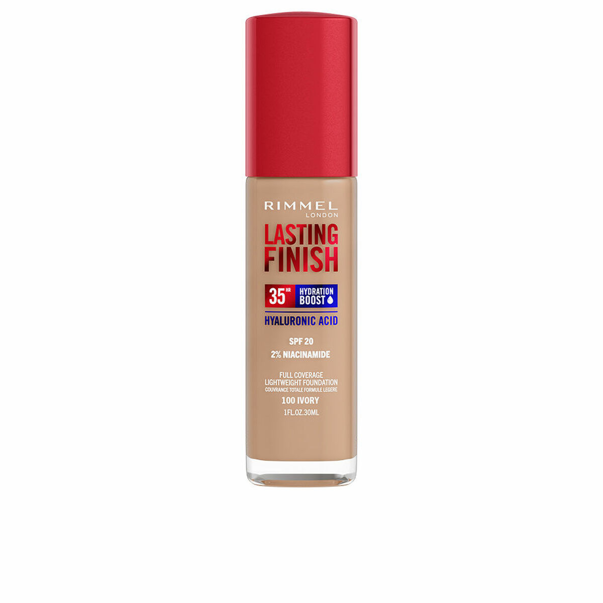 Foundationkräm Rimmel London Lasting Finish Nº 100 Ivory Nº 100-Ivory Spf 20 30 ml