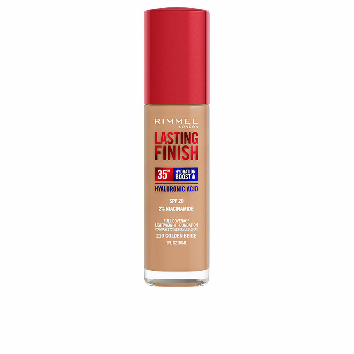 Foundationkräm Rimmel London Lasting Finish Nº 210 Golden Beige Nº 210-Golden Beige Spf 20 30 ml