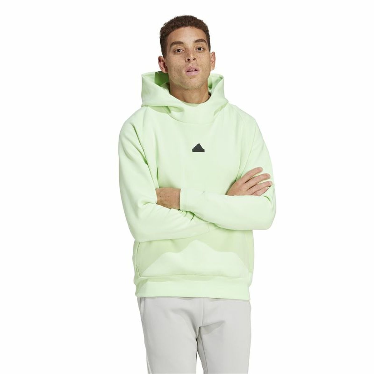 Tröja med huva Herr Adidas Z.N.E. Grön XXL - 2