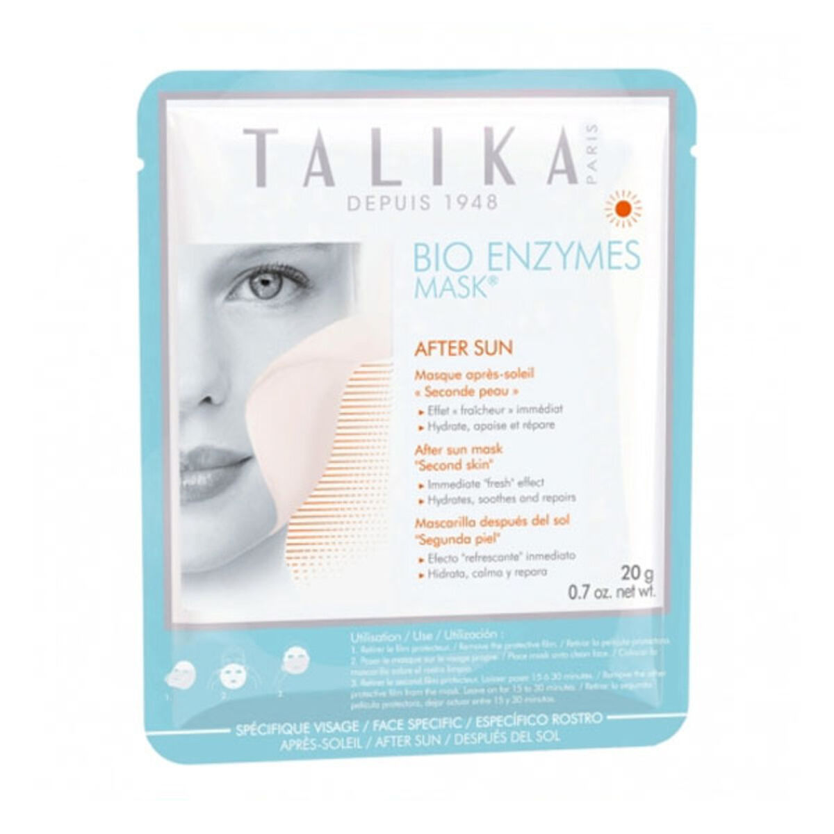 Fuktgivande Ansiktsmask Talika 11511 20 g