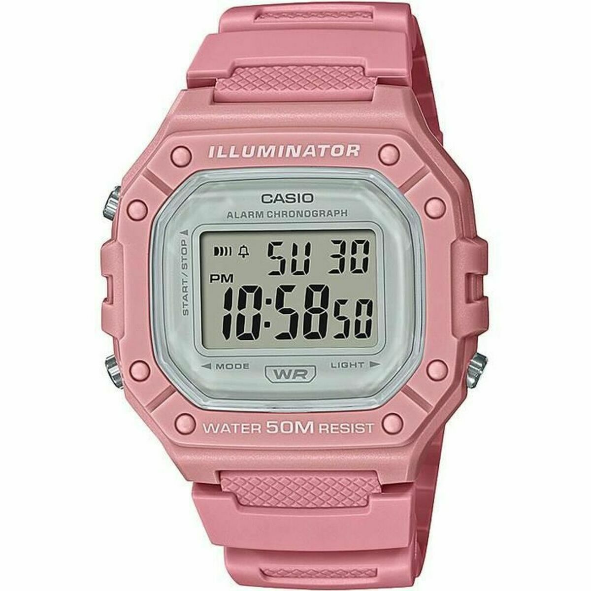 Damklocka Casio SPORT WR 50M, ALARM, CHRONOGRAPH (Ø 43 mm)