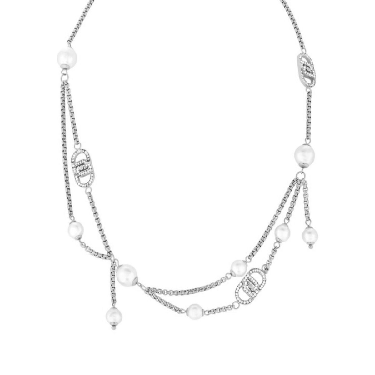 Damhalsband LIU JO LJ2912 Silvrig