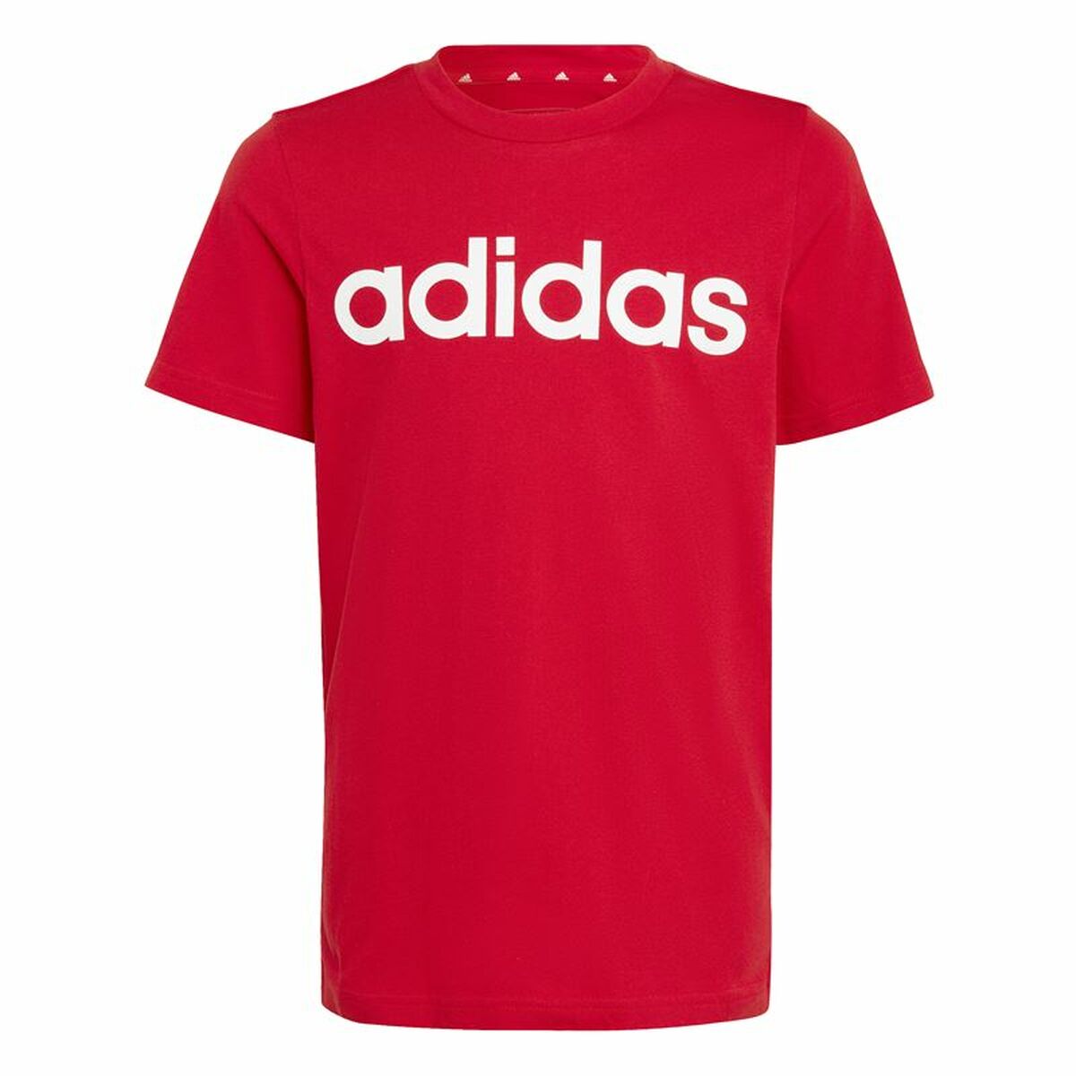 Barn T-shirt med kortärm Adidas Lin Roja