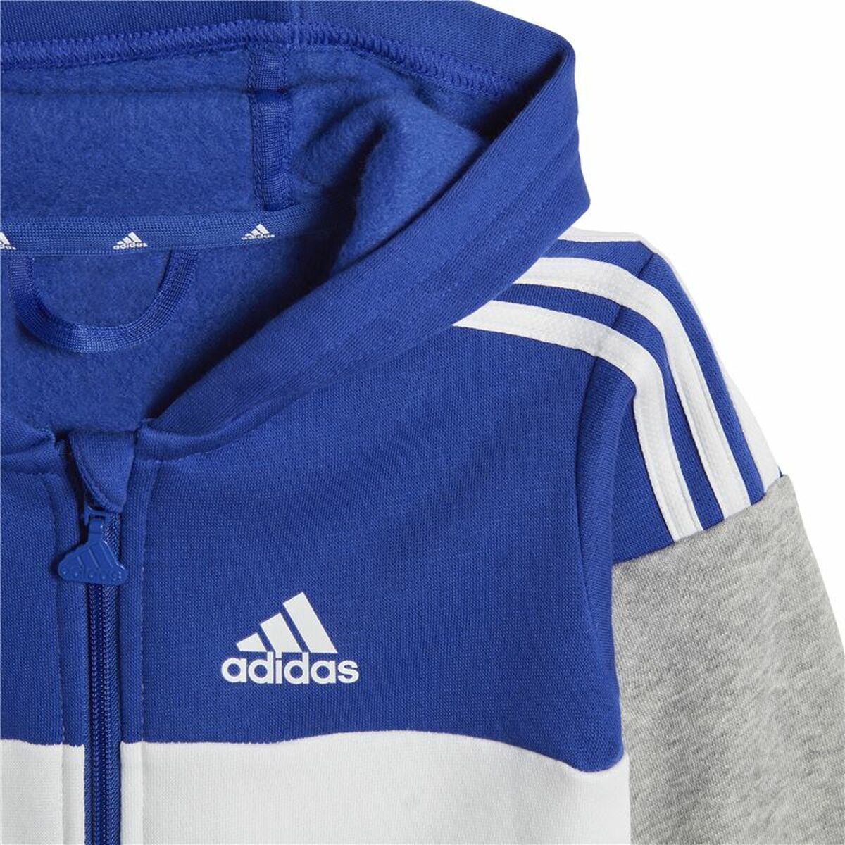 Träningskläder, Baby Adidas I 3Stripes Tib Fleece Ts Infantil Blå - 2