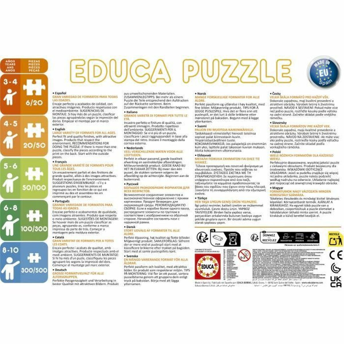 Pussel Educa Little Brown Bear - 3