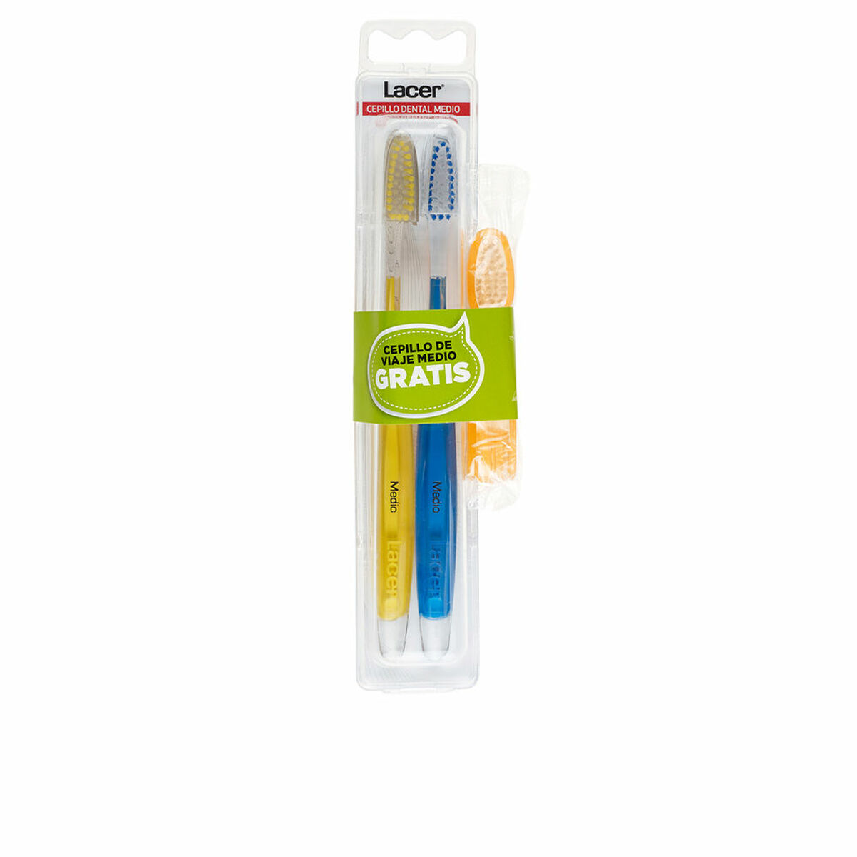 Tandborste Lacer Technic Medio (3 Delar) (2 antal) - 2
