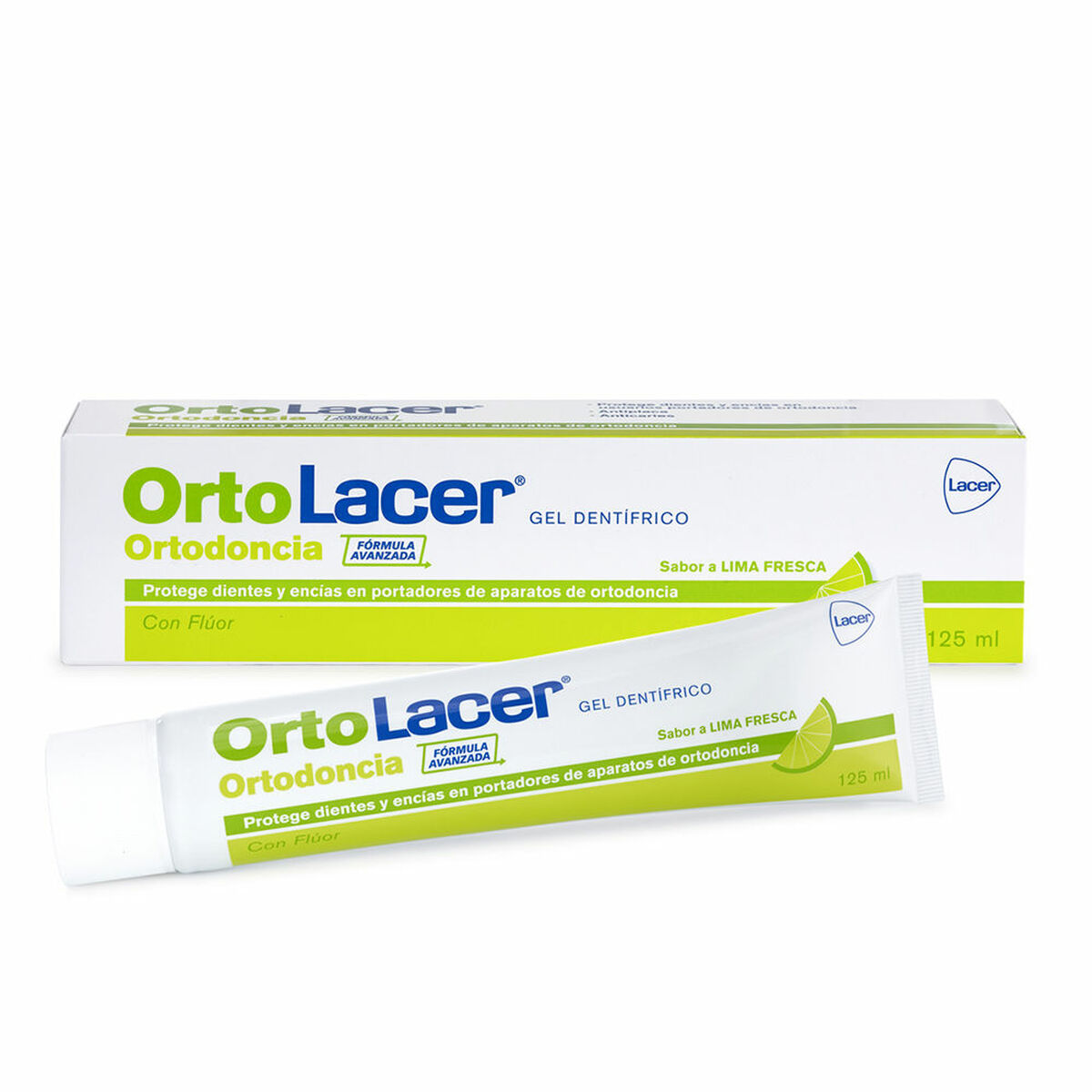 Tandkräm Lacer Ortolacer 125 ml Lime