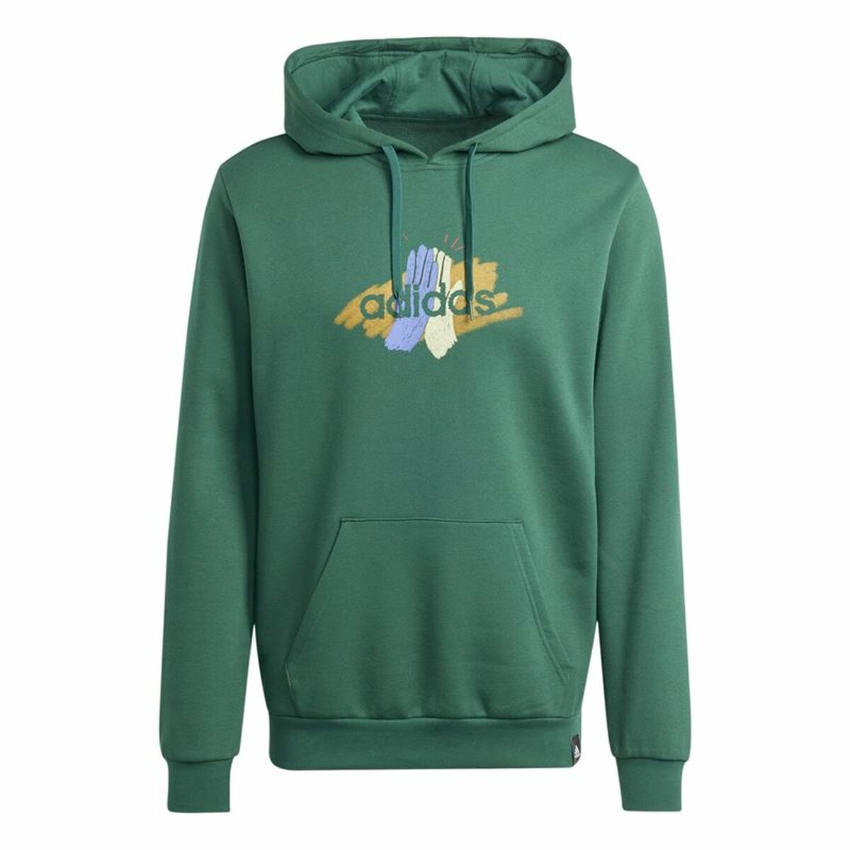 Tröja med huva Herr Adidas Codes Graphic Grön